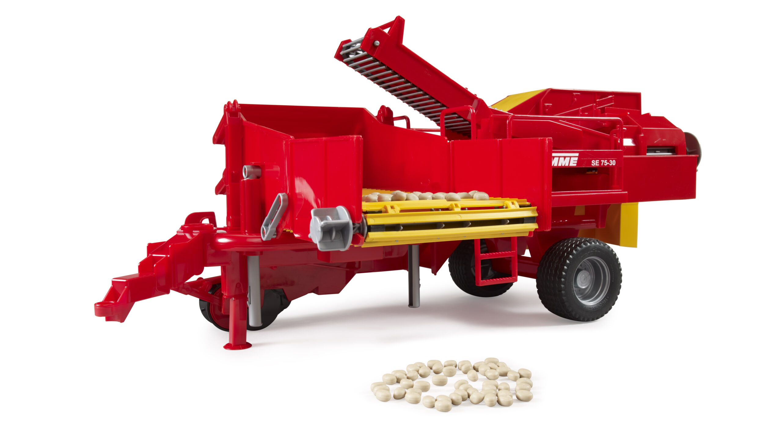 Bruder Grimme SE75-30 Potato Digger w/ 80 Imitation Potatoes - Image 2