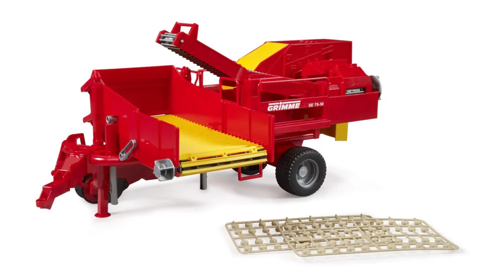 Bruder Grimme SE75-30 Potato Digger w/ 80 Imitation Potatoes
