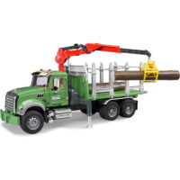 No Longer Available Bruder Mack Granite Timber Truck With Crane 2824