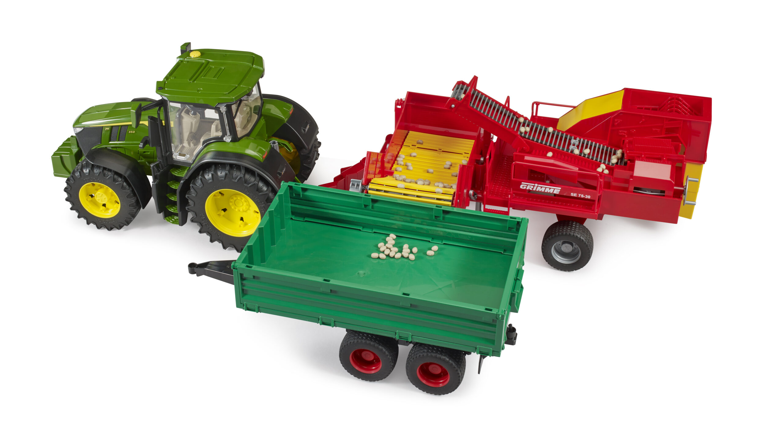 Bruder Grimme SE75-30 Potato Digger w/ 80 Imitation Potatoes - Image 5