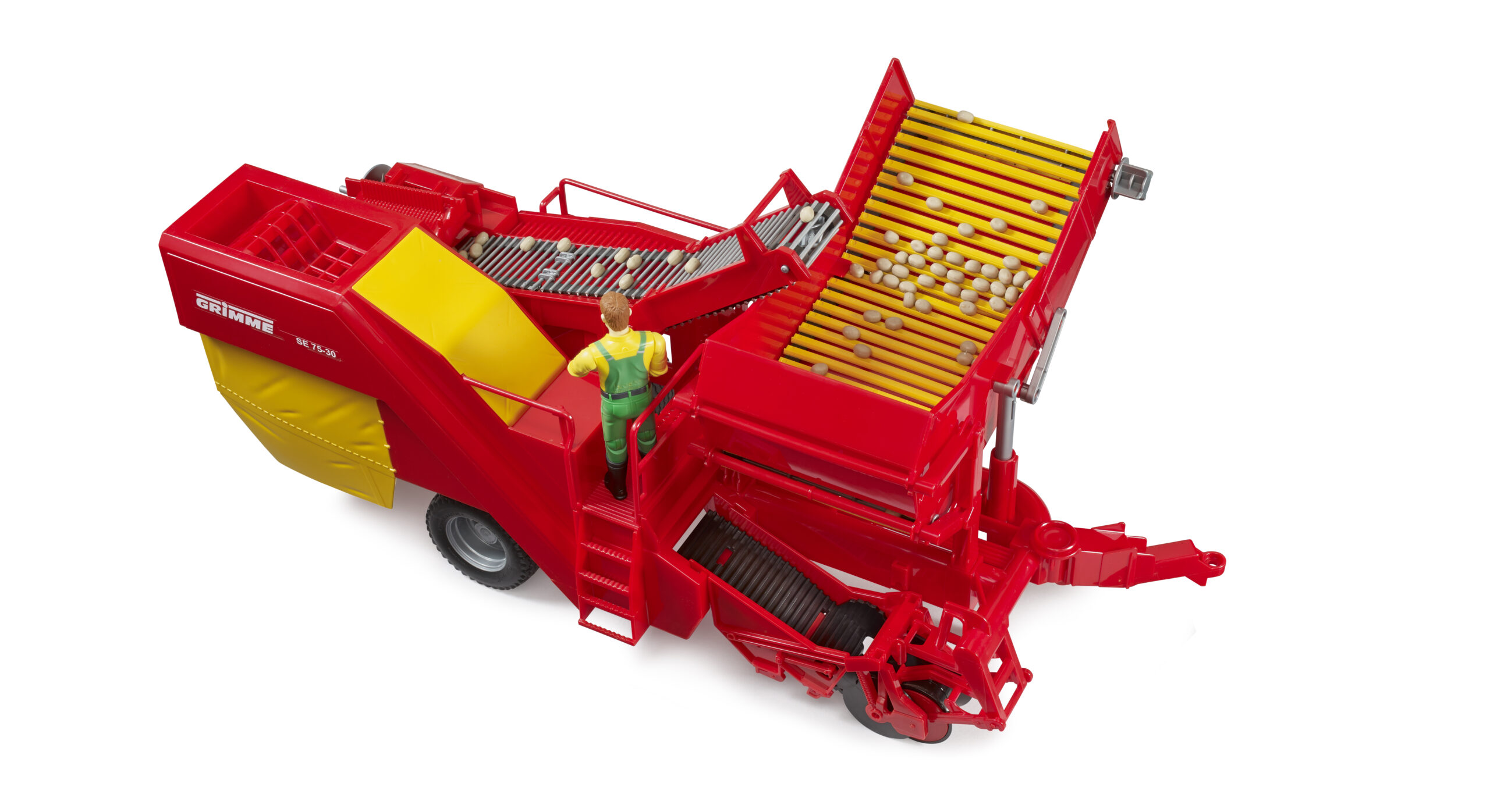 Bruder Grimme SE75-30 Potato Digger w/ 80 Imitation Potatoes - Image 4