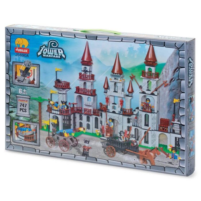 Castle - Building Set. Using Interchangeable Building Blocks