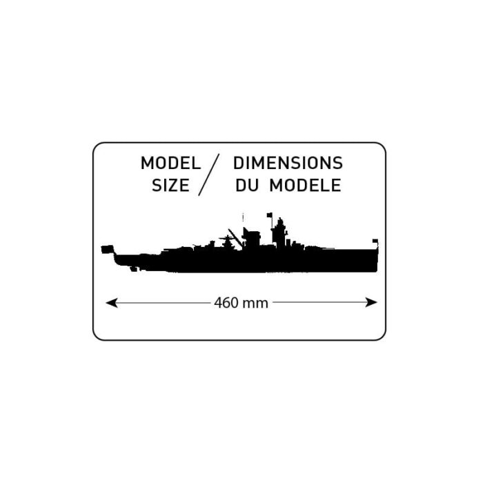 Admiral Graf Spee 1/400 Kit Heller 81046