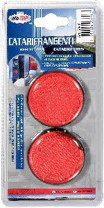 Pair Of Round Red Reflectors