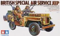 British Sas Jeep Assembly Kit Scale - 1/35Th