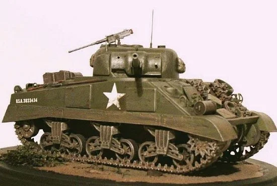 U.S. M4 Sherman(Ear.Production) Assembly Kit Scale - 1/35Th