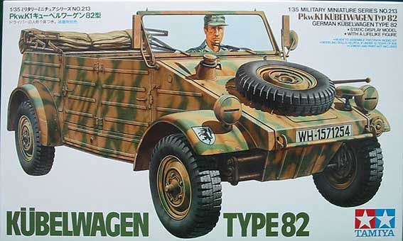 German Kubelwagen Type 82 Assembly Kit Scale - 1/35Th