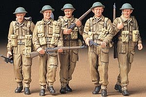 British Infantry On Patrol Assembly Kit Scale - 1/35Th