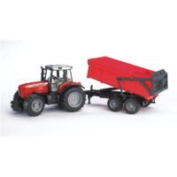 Bruder Massey Ferguson 7480 With Tipping Trailer 2045