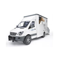 Bruder Mercedes Benz Sprinter Animal Transporter Incl. 1 Horse 2533