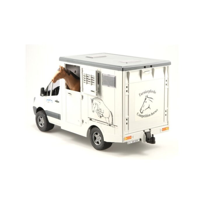 Bruder Mercedes Benz Sprinter Animal Transporter Incl. 1 Horse 2533