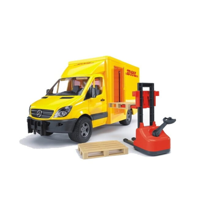 Dhl Delivery Van And Pallet Truck 2534