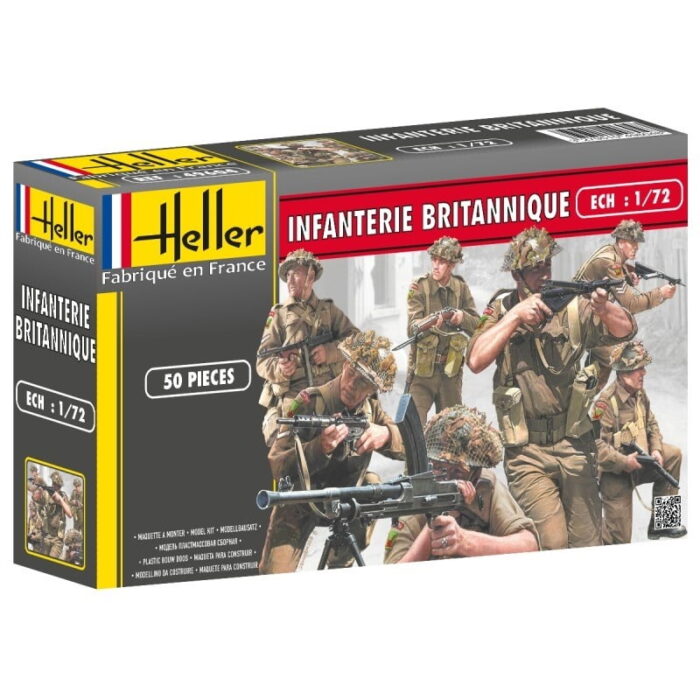 1/72-Infanterie Britannique Kit Heller 49604