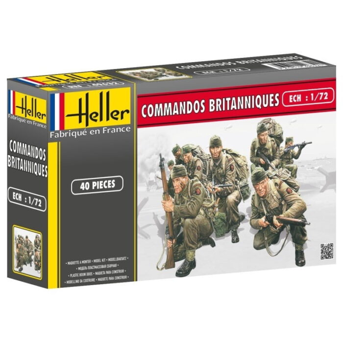 1/72-Commandos Britannniques Kit Heller 49632