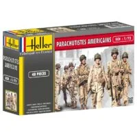 1/72-Parachutistes Americains Kit Heller 49651