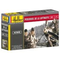 1/72-Personnel Luftwaffe Kit Heller 49655 .Needs Assembly & Painting.