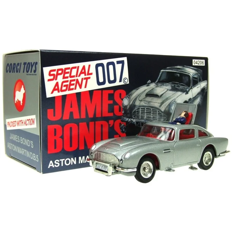 James Bond Film Aston Martin Db5 (Silver) - Thunderball 50Th Anniversary DIS