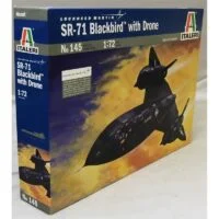 Sr-71 Blackbird With Drone 1/72 Kit