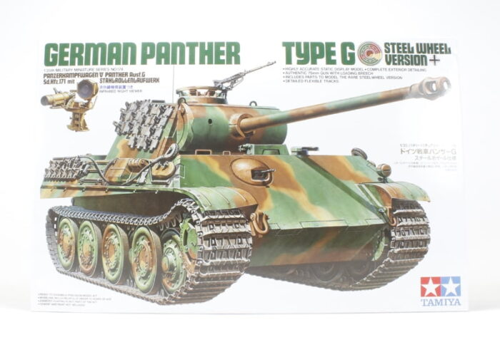 Panther G W/Steel Wheels Assembly Kit Scale - 1/35Th