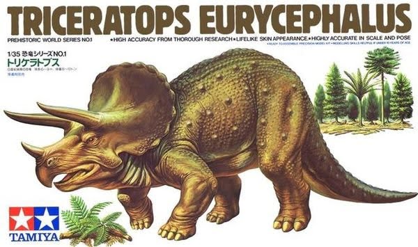 Triceratops Eurycephalus 1/35 Tamiya Model Kit