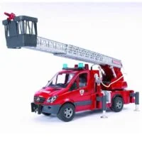 Bruder Mercedes Benz Sprinter Fire Engine With Slewing Ladder, Water Pump And Light And Sound 2532