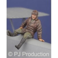 Ww1 Pilot 1/48 Resin.Needs Assembly & Painting.