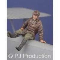 Ww1 Pilot 1/48 Resin.Needs Assembly & Painting.