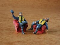 Luftwaffe Pilots At Rest Ww2 (2 Figures) 1/48 Kit.Needs Assembly & Painting.