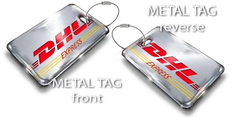 Single Dhl 737 Bag Tag