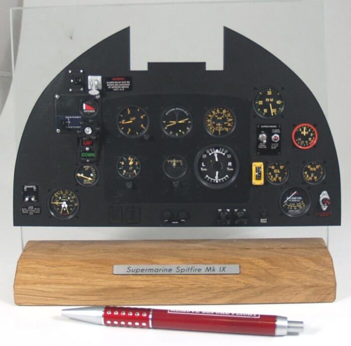 Spitfire Mkix Instrument Panel Factory Built Scale Model