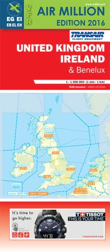 Chart Ireland Uk Vfr Map Transair