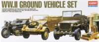 Wwii Vehicle Set Academy 1/72