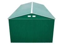 Green 6Ft Wall And Roof Extension For Your Olympian Metal Car Garage.