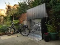 Trimetals Bikestore With Entry Ramp / Anthracite Grey