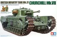 British Churchill Vii Assembly Kit Scale - 1/35Th
