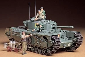 British Churchill Vii Assembly Kit Scale - 1/35Th