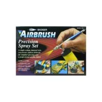 Badger Siphon Feed 200 Air Brush, With Propel, Jar, Regulator And Hose