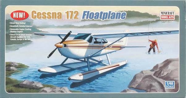 Cessna 172 Floatplane Minicraft Model Kit 1/48