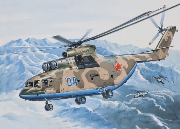 Mil Mi26 Halo Heavy Multi Purpose Helicopter (Military) 1/144 Kit