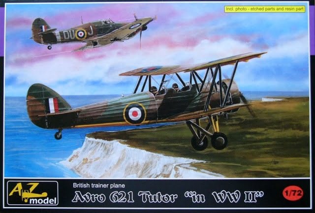 Avro Tutor In Ww2 Az Models 1/72 Scale Kit
