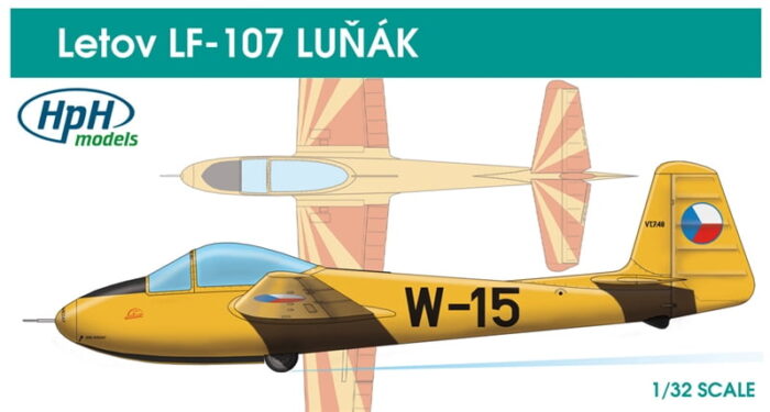 HPH LF-107 Luňák Glider 1/32 Resin Kit