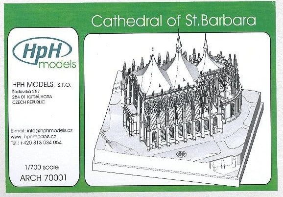 HPH Cathedral Of St. Barbara 1/700 Resin Kit