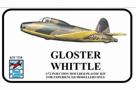 Gloster E28/39 Whittle 1/72 Model Kit