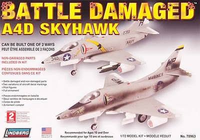 Battle Damaged A4D Skyhawk 1/72 Scale Kit