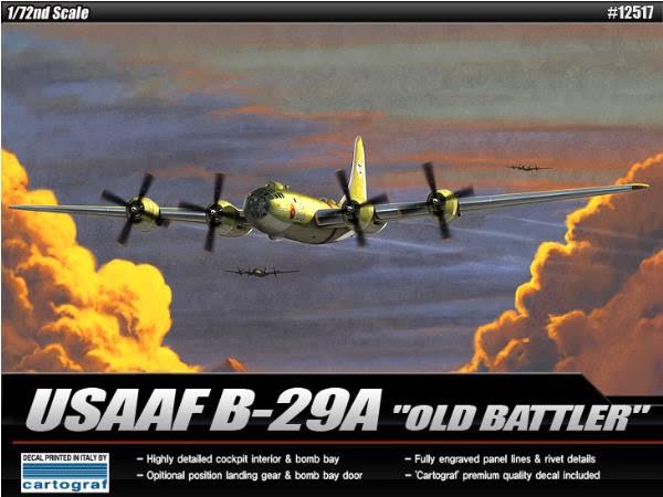 B29A Usaaf Old Battler 1/72 Cartograf B-29A