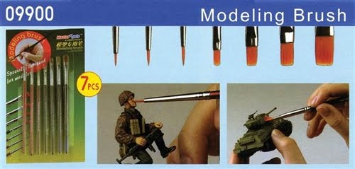 Pb Modelling Brush Set (7 Pcs)
