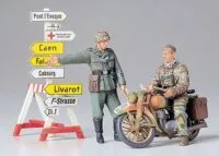 German Motorcycle Orderly Set 1/35 Kit