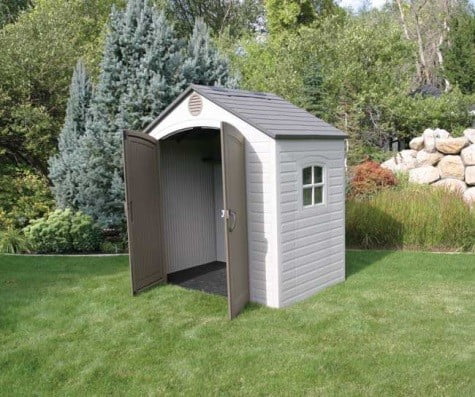 Lifetime Products 8x5 Garden Shed With Floor.