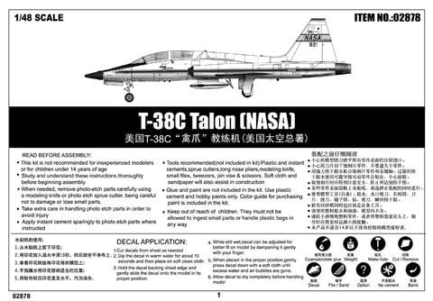 Us T-38C Talon (Nasa) 1/48 Scale