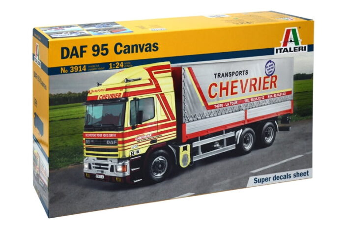 Daf 95 Canvas Truck 1/24 Scale Kit